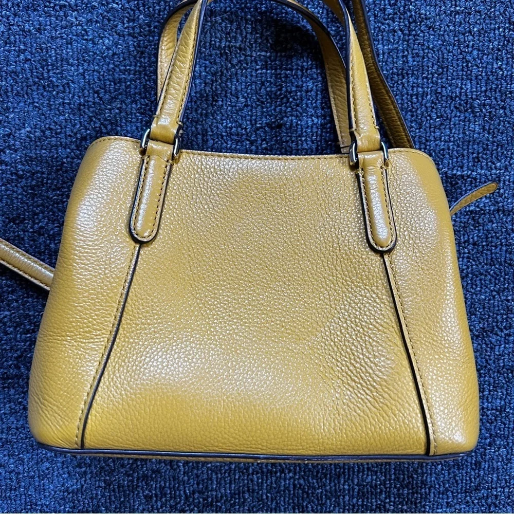 Kate Spade Womens Canary Yellow Jackson Three Compartment Satchel Handbag Small